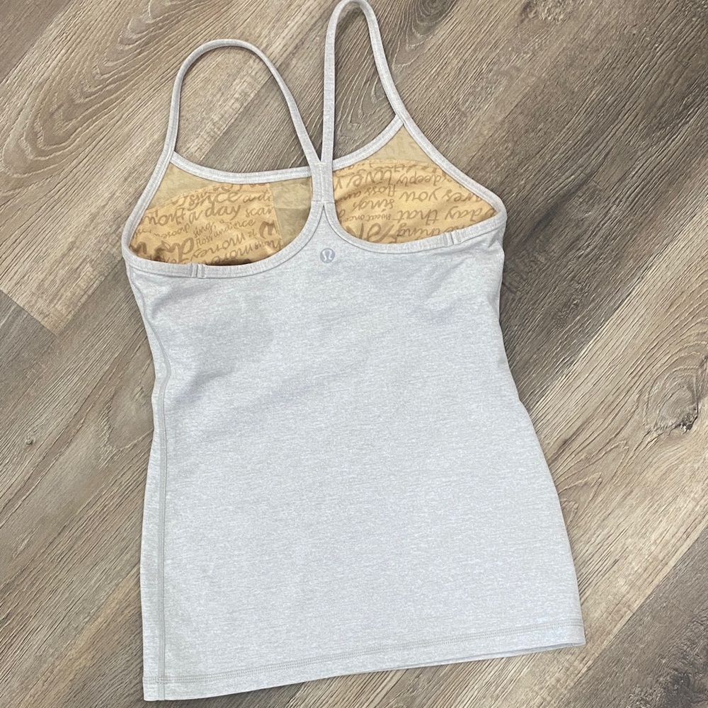 lululemon athletica Gray Tank Top